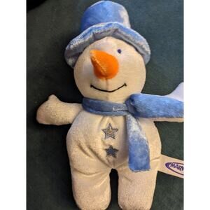 Mary Meyer‎ Vintage (1998?) Snowman Plush With Tags. Toy Hanging Ornament Wreath